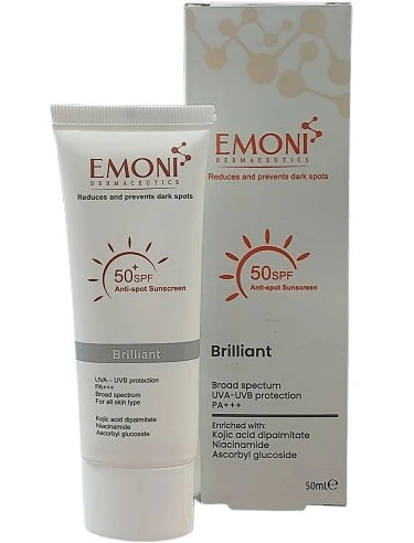 امونی کرم ضد آفتاب بی رنگ مخصوص پوست دارای لک اس پی اف 50