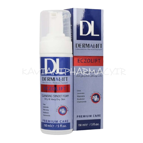 درمالیفت فوم شستشو پوست خشک وخیلی خشک - اگزولیفت