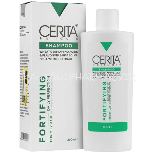 سریتا شامپو تقویت کننده مناسب موی چرب 200 میل