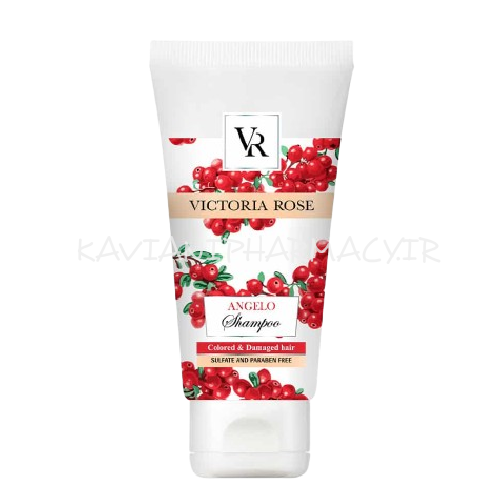 ویکتوریا رز شامپو آنجلو موی رنگ شده و آسیب دیده تیوپی 250 میل