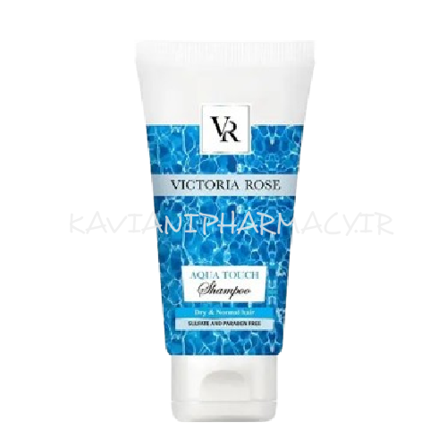 ویکتوریا رز شامپو آکوا تاچ موی خشک وخیلی خشک تیوپی 250 میل