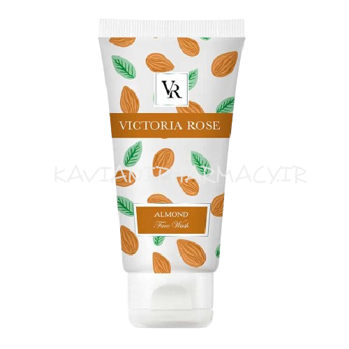 ویکتوریا رز ژل شستشو پوست حساس حاوی عصاره بادام 200 میل