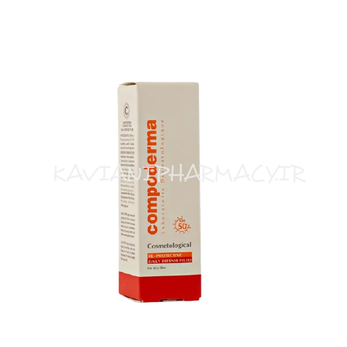 کامپودرما ضد آفتا ب ری پروتکتیو مناسب پوست خشک اس پی اف 50