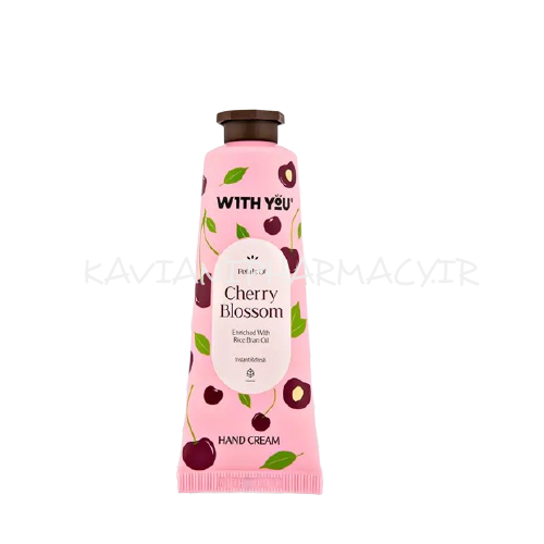 ویت یو کرم مرطوب کننده دست عصاره شکوفه گیلاس 50میل
