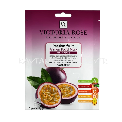 ویکتوریا رز ماسک ورقه ای صورت پشن فروت