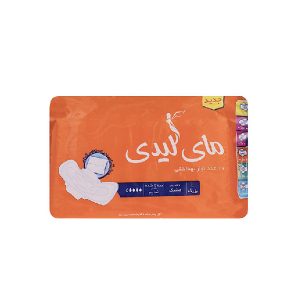 ماي ليدي نوار بالدار مشبک بزرگ 10 عددي نارنجي