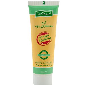 ايروکس کرم محافظ پاي بچه حاوي 10 درصد زينک اکسايد