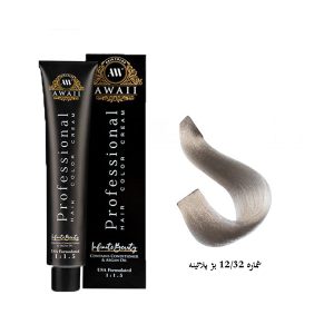 آوايي رنگ مو سري پلاتينه خاص 12/32بژ پلاتينه