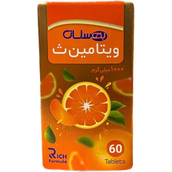 قرص ویتامین سی 1000 بهستان- 60عددی