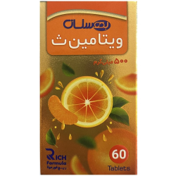 قرص ویتامین سی 500 بهستان – 60 عددی