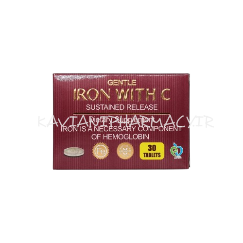 قرص آیرون +ویتامین ث برونسون- 30 عددی