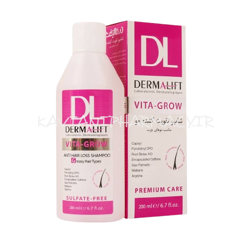 درمالیفت شامپو ویتاگرو تقویت کننده موهای چرب