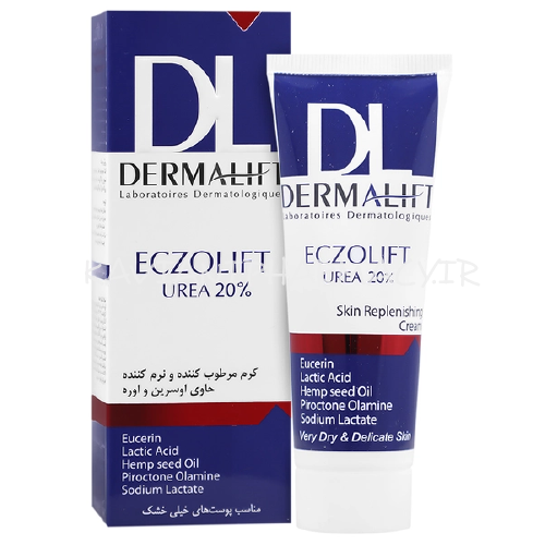 درمالیفت کرم اگزولیفت مرطوب کننده 20 درصد اوره