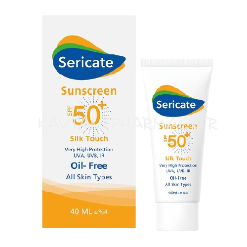 سری کیت کرم ضد آفتاب سیلک تاچ فاقد چربی اس پی اف 50 بیرنگ 40 میل