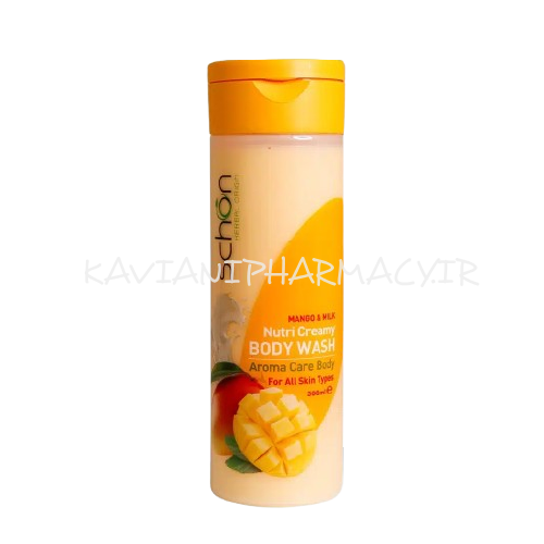 شون شامپو بدن کرمی شیر و انبه