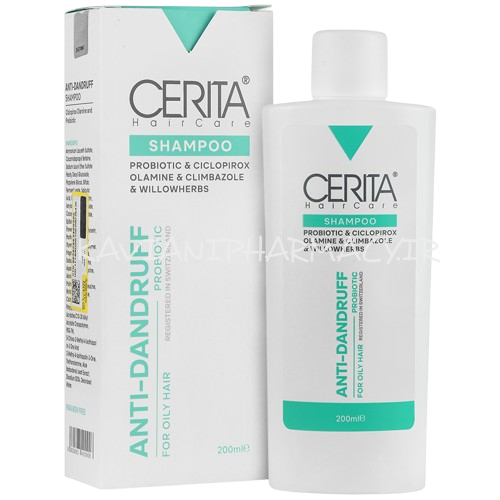 سریتا شامپو ضد شوره مو چرب