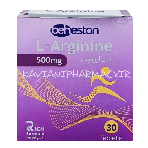 قرص ال آرژنین 500 بهستان- 30عددی