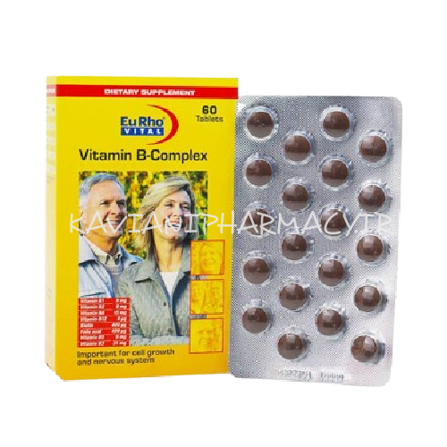 قرص ویتامین ب کمپلکس یوروویتال – 60 عددی