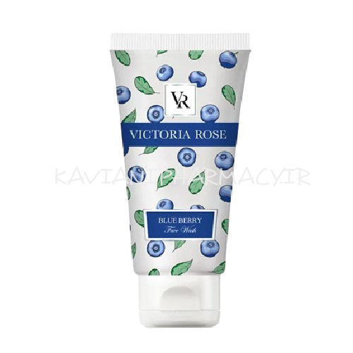 ویکتوریا رز فیس براش بلوبری مخصوص پوست چرب و مختلط 200 میل