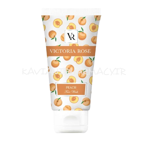 ویکتوریا رز فیس واش پوست خشک و خیلی خشک حاوی عصاره هلو 200 میل