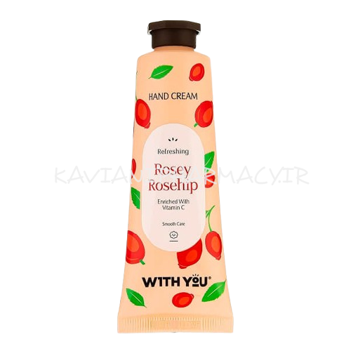 ویت یو کرم مرطوب کننده دست عصاره رز هیپ 50میل