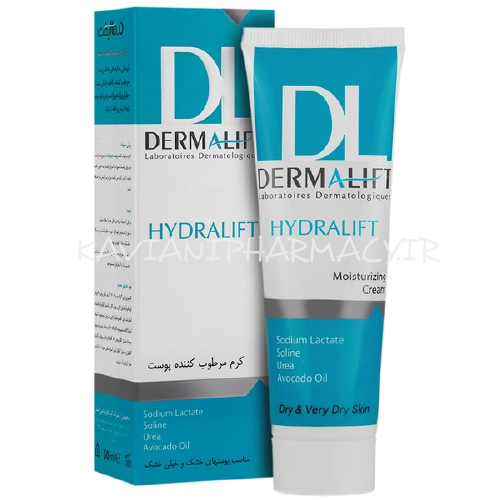 درمالیفت هیدرالیفت کرم مرطوب کننده صورت مخصوص پوست های خشک و خیلی خشک