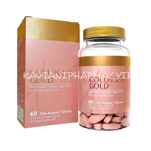 قرص کلاژن گلد- 60 عددی