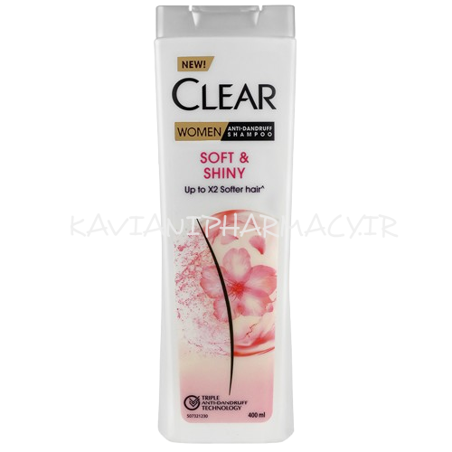 کلیر شامپو بانوان درخشان کننده انواع مو 400 میل