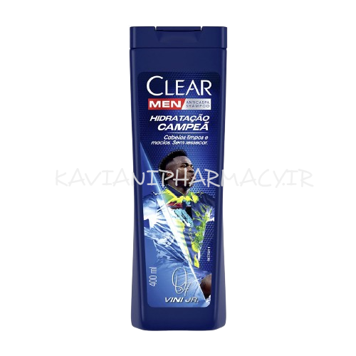 کلییر شامپو ضد شوره کنترل چربی آقایان طرح قهرمان 400 میل