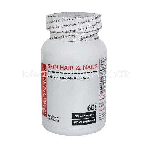 کپسول هیر اسکین برونسون 60 عددی