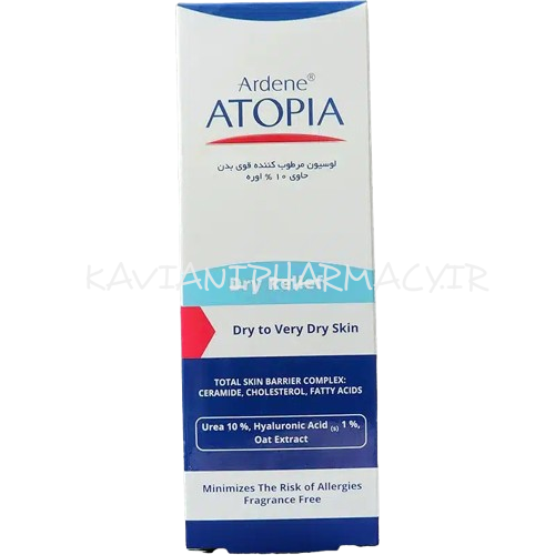 لوسیون مرطوب کننده قوی بدن 10 درصد اوره آتوپیا آردن 200 گرم