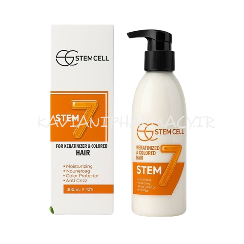 استم سل کرم موهای رنگ شده بدون آبکشی 300 میل