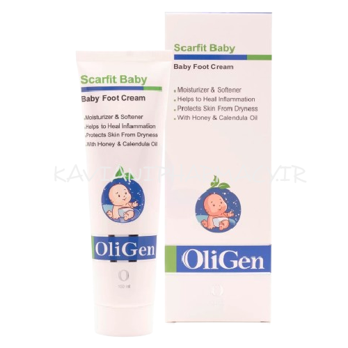 الی ژن کرم پای بچه اسکارفیت بی بی 100 میل