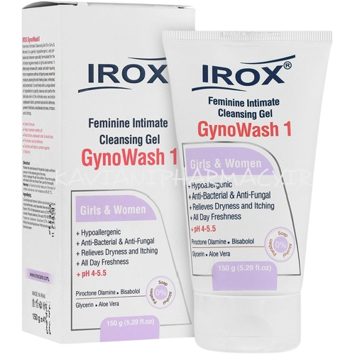 ایروکس ژل بهداشتی بانوان جینو واش 150 میل