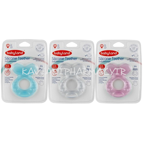 بی بی لند دندانگیر سیلیکونی طرح ماهی کد 214