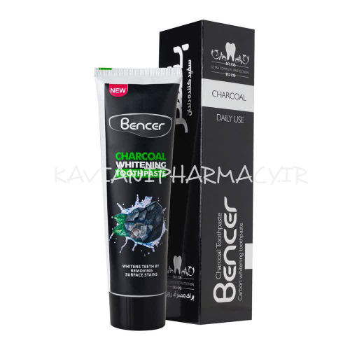 خمیر دندان ذغالی بنسر 120 گرم