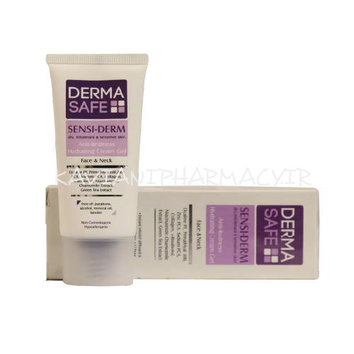 کرم ژل مرطوب کننده سنسی درم درماسیف مناسب پوست خشک و حساس – 40 میل