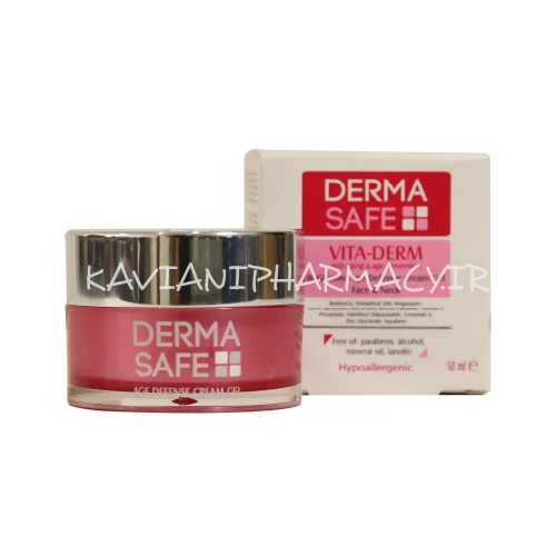 کرم ژل ضد چروک و مغذی صورت و گردن ویتادرم درماسیف – 50 میل