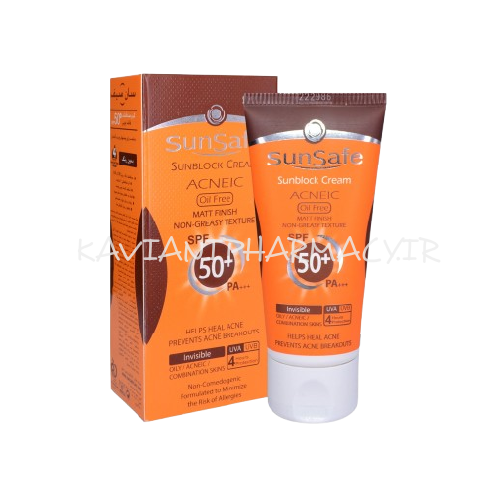 سان سیف ضد آفتاب فاقد چربی اس پی اف 50 بدون رنگ