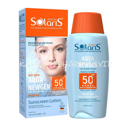 لوسیون آبی ضد آفتاب آکوا نیوژن SPF50 آردن سولاریس