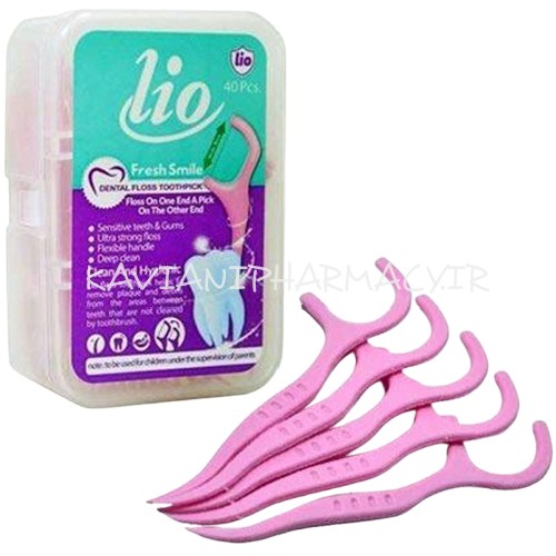 لیو نخ دندان کمانی جعبه ای 40 عددی