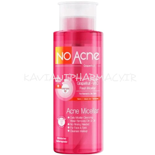 نوآکنه میسلار واتر پوست چرب حاوی ویتامین سی 270 میل