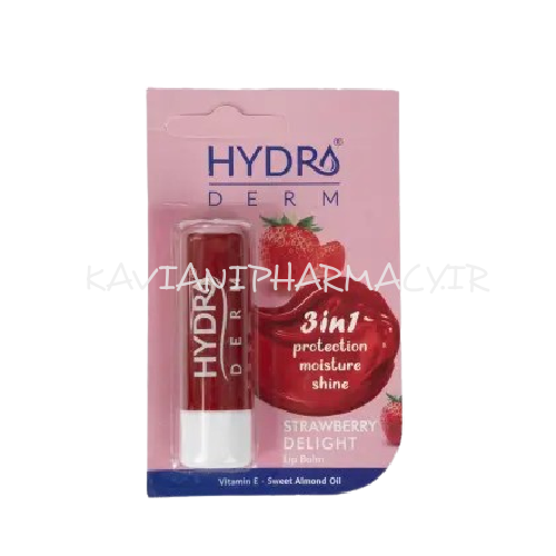 هیدرودرم بالم لب مرطوب کننده توت فرنگی