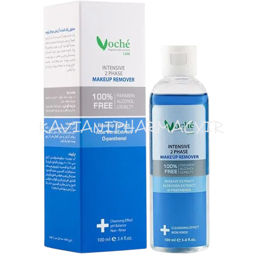 وچه محلول پاک کننده دوفاز چشم و لب 100 میل