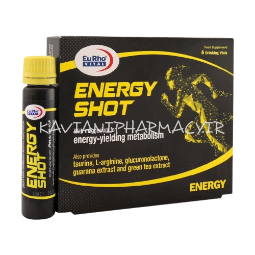 ویال خوراکی انرژی شات یوروویتال 6 عدد