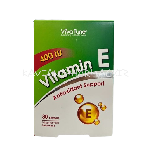 کپسول نرم ژلاتینی ویتامین E 400 واحد ویواتیون 30 عدد