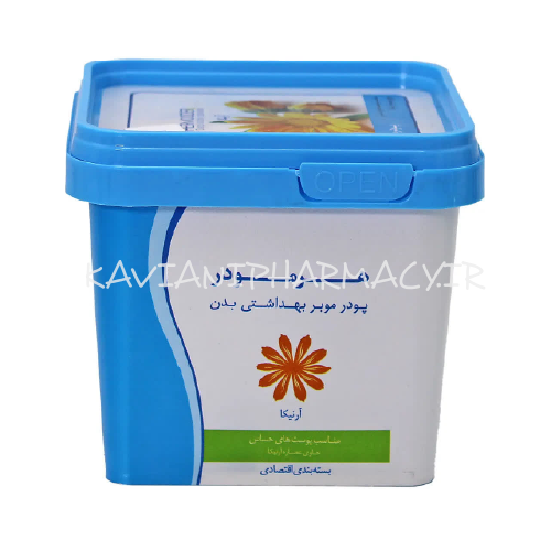 پودر موبر بدن برای پوست های حساس آرنیکا هرمودر 300 گرم