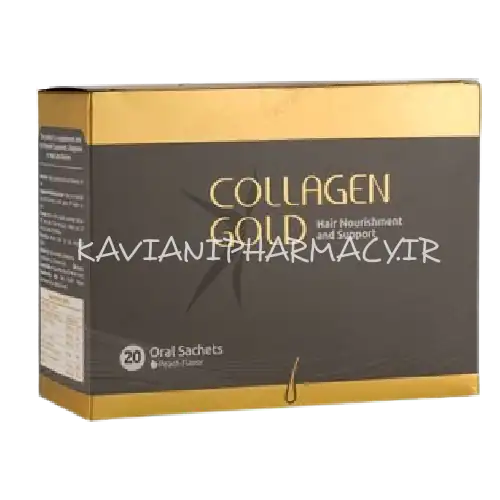 ساشه کلاژن گلد مو و ناخن آدریان-20 عددی