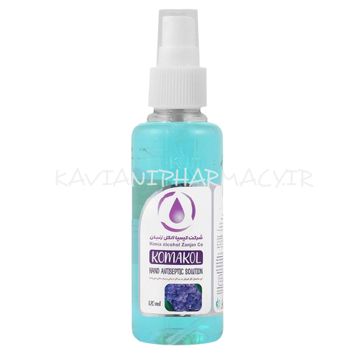 محلول ضد عفونی 70 درصد کماکل 120 میل