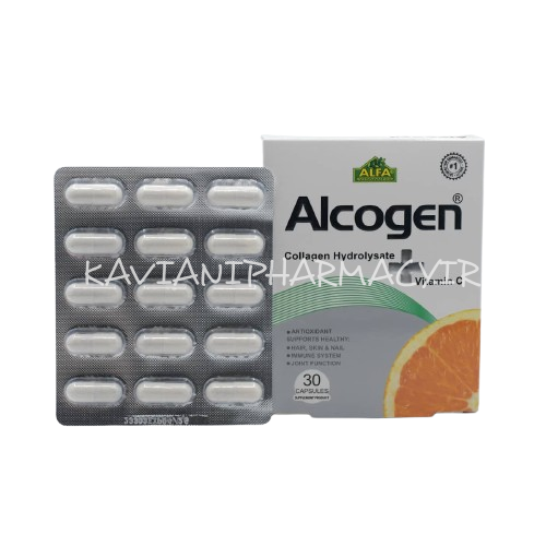 کپسول آلکوژن با ویتامین C آلفا ویتامینز